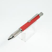 印伝ボールペン&シャープペンシル(アサノハ赤赤)