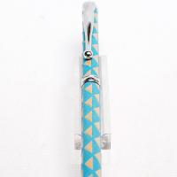 印伝スリムボールペン　ウロコ紋