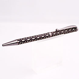 印伝スリムボールペン　瓢箪