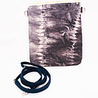 手描き友禅　しぼり染め帆布スマホポーチ龍