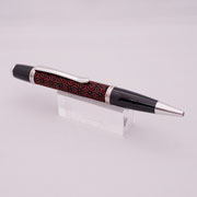 印伝ボールペン(Gatsby)アサノハ黒赤