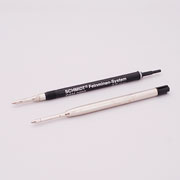 印伝ボールペン&シャープペンシル(ウロコ黒白)