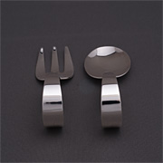 東京銀器　ベビースプーン&フォーク　Mサイズ