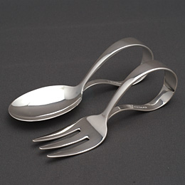 東京銀器　ベビースプーン&フォーク　Sサイズ