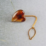 ベッ甲タイピン ハート