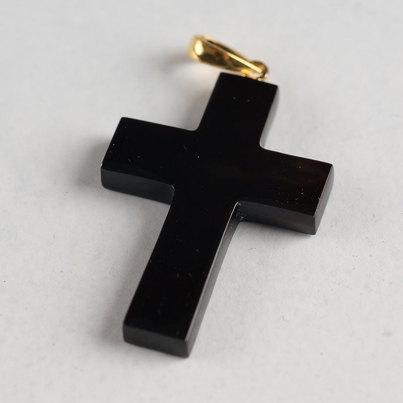 ベッ甲ペンダントトップクロス