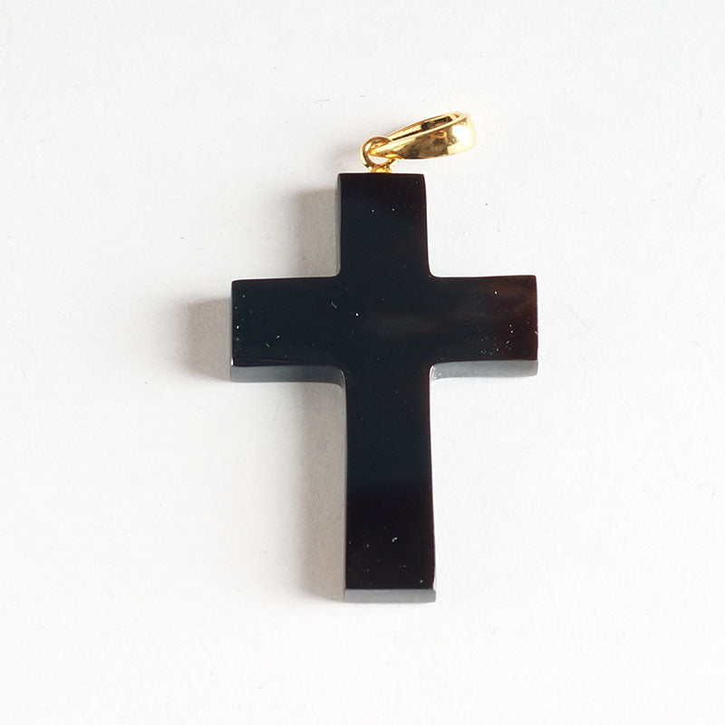 ベッ甲ペンダントトップクロス