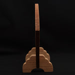 扇形彫刻 透かし桜