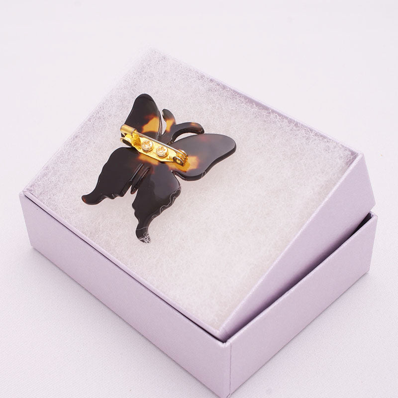 Tortoiseshell brooch (butterfly)