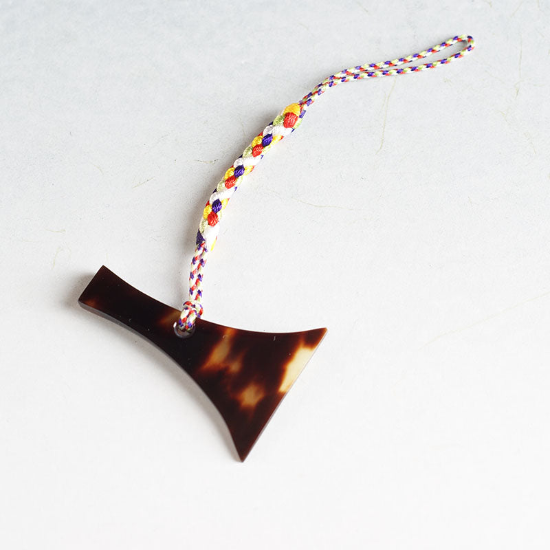 べっ甲ストラップ 三味線ばち