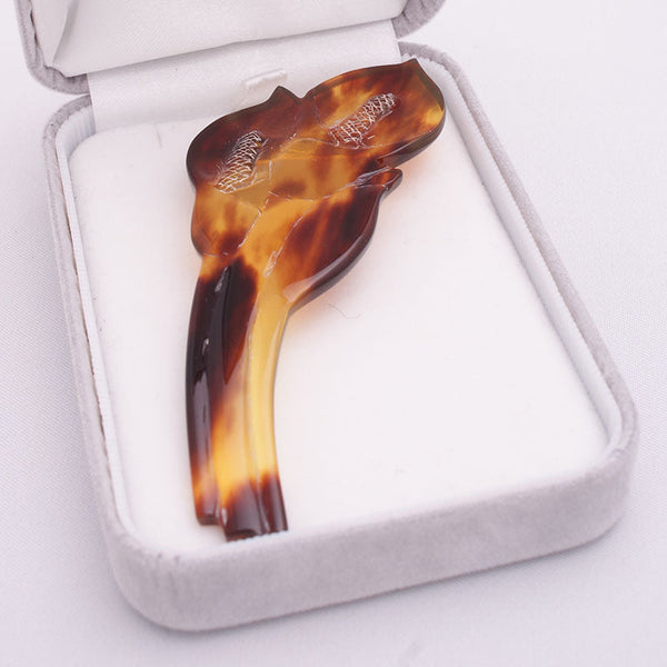 べっ甲ブローチ(カラー)