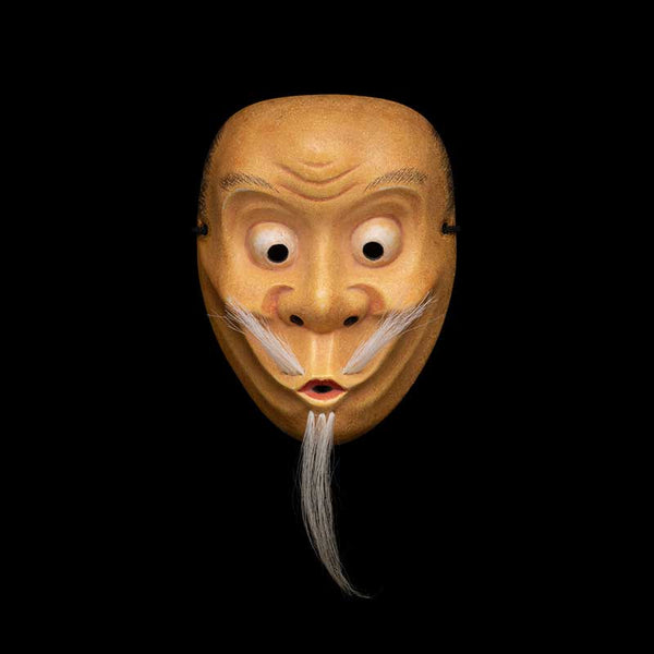 狂言面　空吹　（ウソフキ）