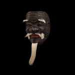 狂言面　翁（黒式尉）