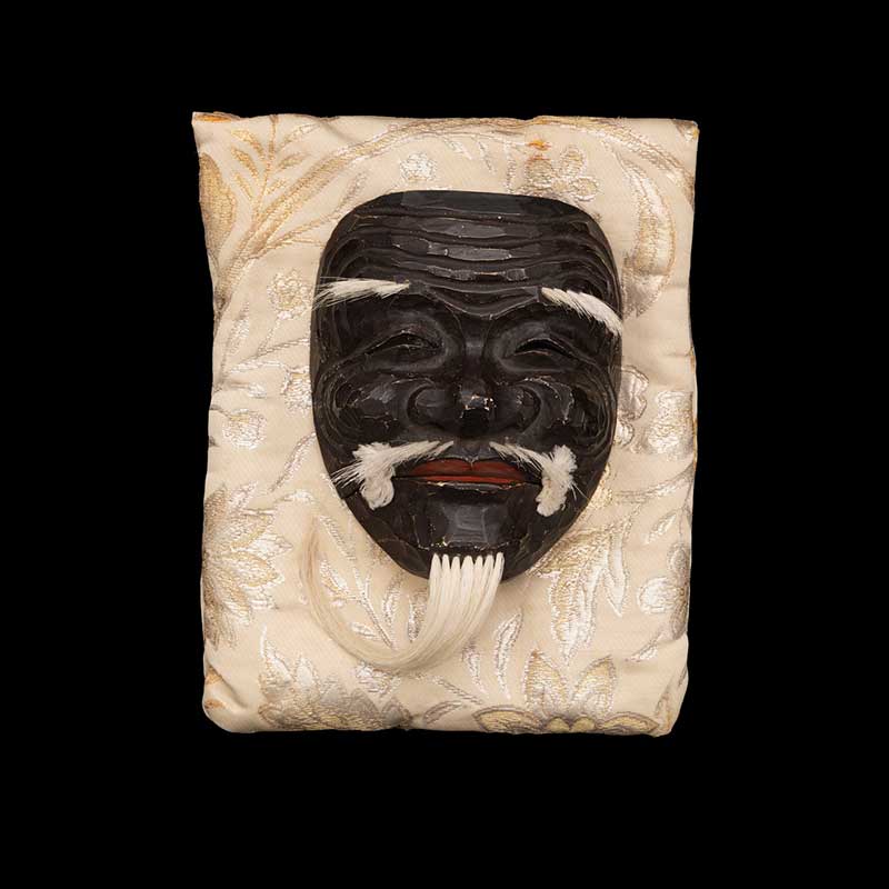 狂言面　翁（黒式尉）