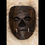 狂言面　翁（黒式尉）