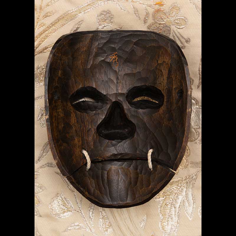 狂言面　翁（黒式尉）