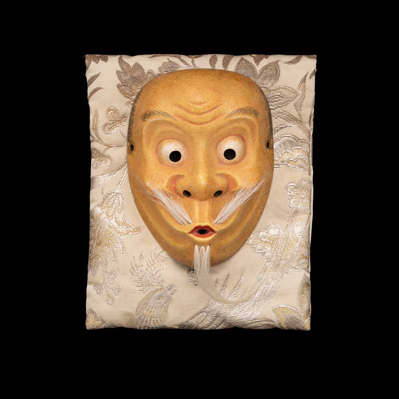 狂言面　空吹　（ウソフキ）