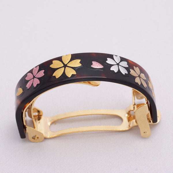 べっ甲バレッタ(丸型)