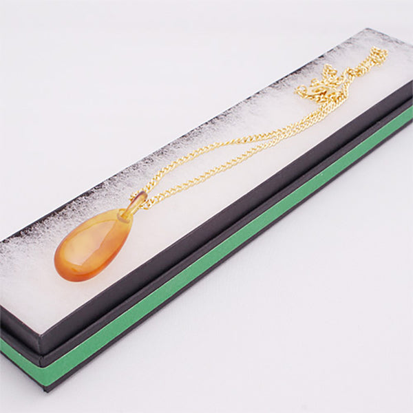 べっ甲ペンダント しずく