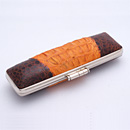 印章ケース【実印用】　背ワニ皮