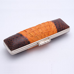 印章ケース【実印用】　背ワニ皮